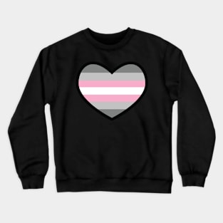 Demigirl Flag Heart Crewneck Sweatshirt